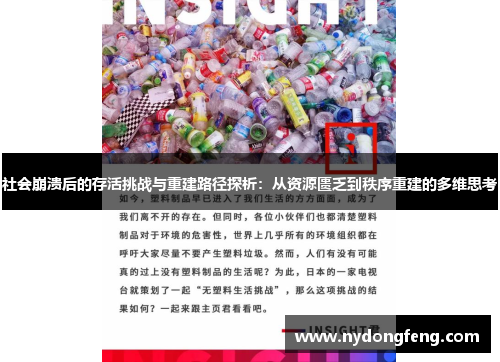 社会崩溃后的存活挑战与重建路径探析：从资源匮乏到秩序重建的多维思考
