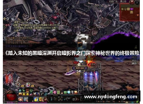 《踏入未知的黑暗深渊开启暗影界之门探索神秘世界的终极冒险》